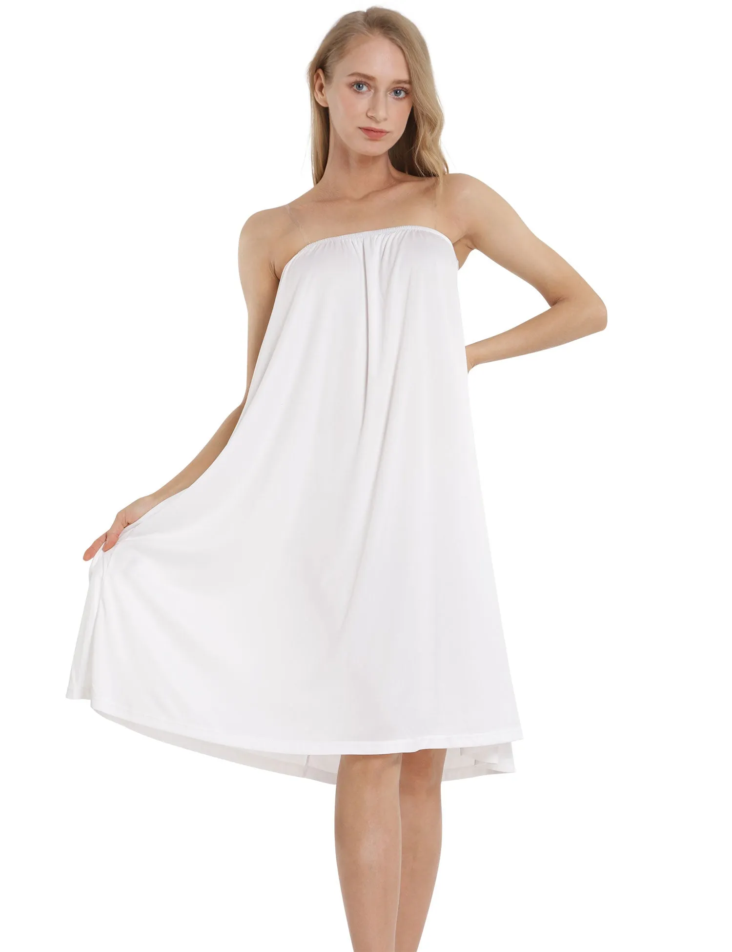 Half Slips for Women Long Slip Under Dress Invisible Straps Underskirt for Dresses