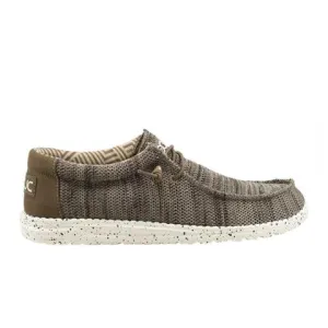 Hey Dude Wally Sox Micro Slip On (Men) - Brown