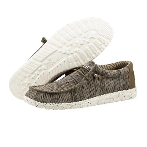 Hey Dude Wally Sox Micro Slip On (Men) - Brown