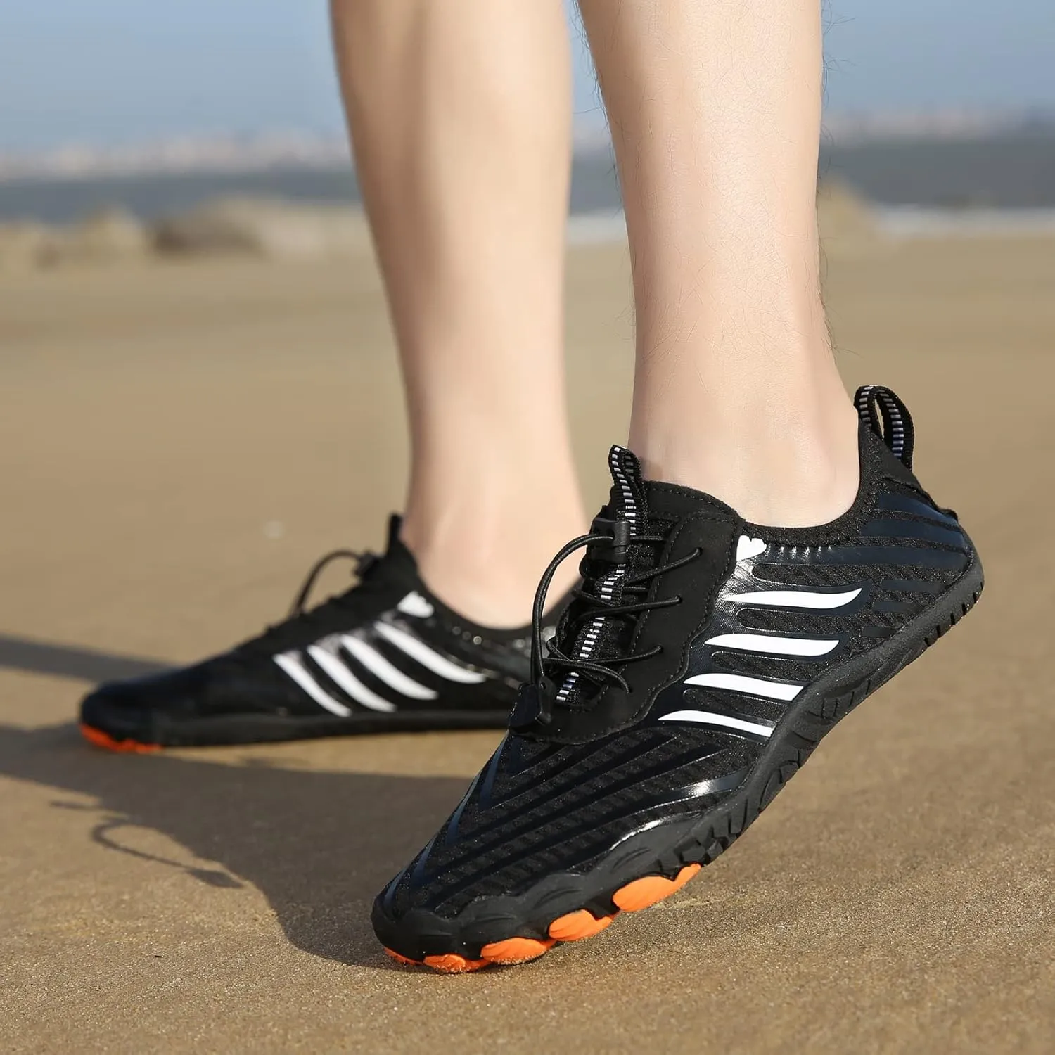 Hike Barefoot Shoes for Women Men, Pro Barefoot Shoes with Wide Toe Box for Hiking, Walking, Non-Slip Breathable Lightweight Water Shoes Unisex
