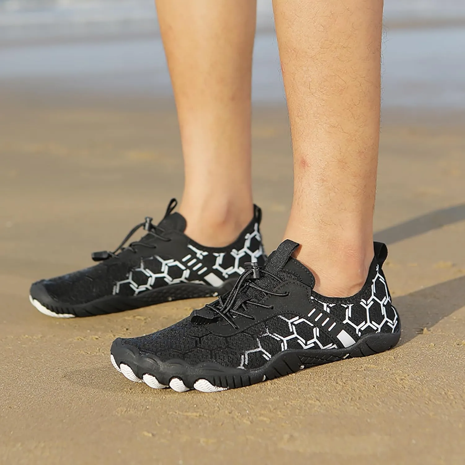 Hike Barefoot Shoes for Women Men, Pro Barefoot Shoes with Wide Toe Box for Hiking, Walking, Non-Slip Breathable Lightweight Water Shoes Unisex