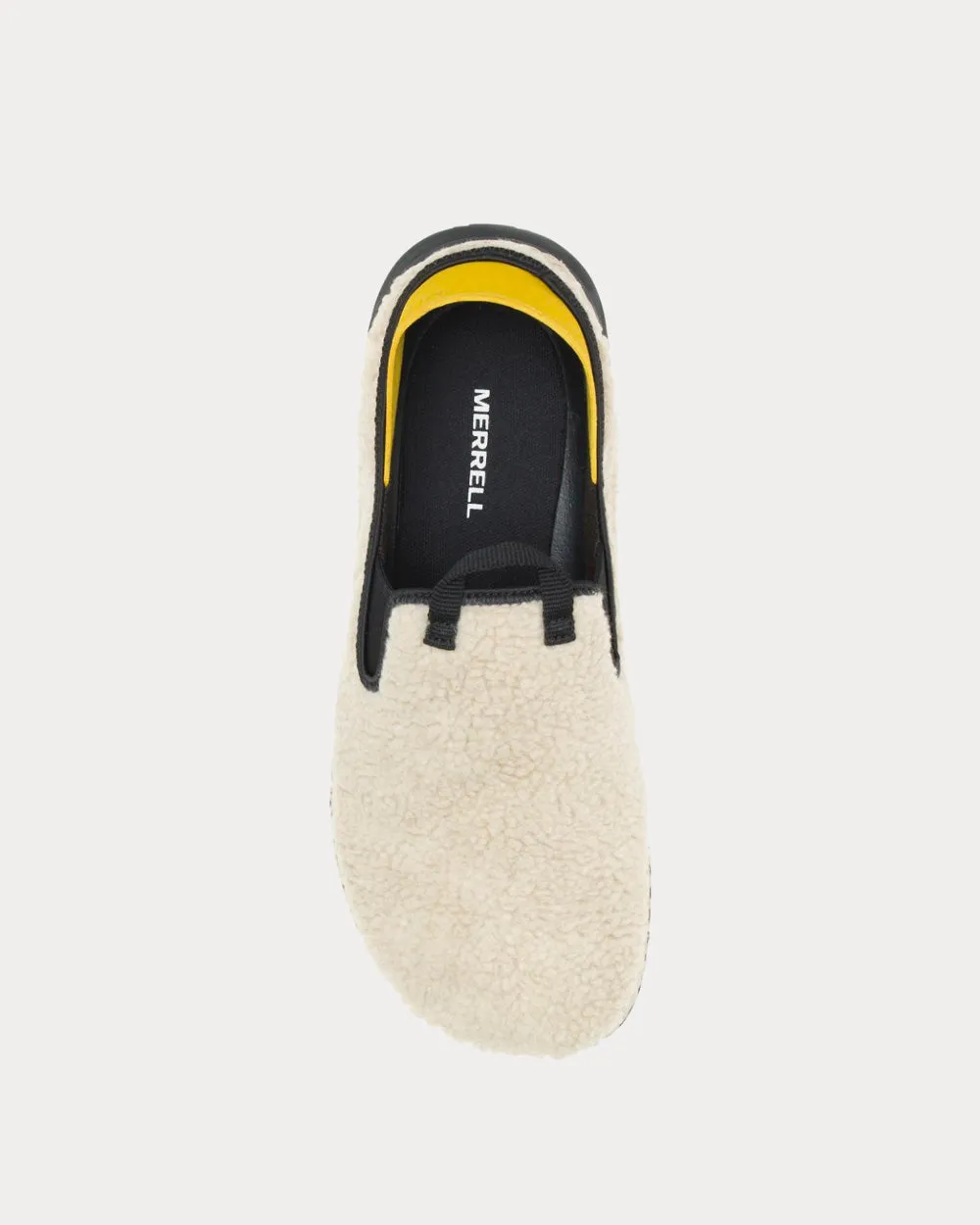 Hut Moc Fleece Oyster Slip Ons