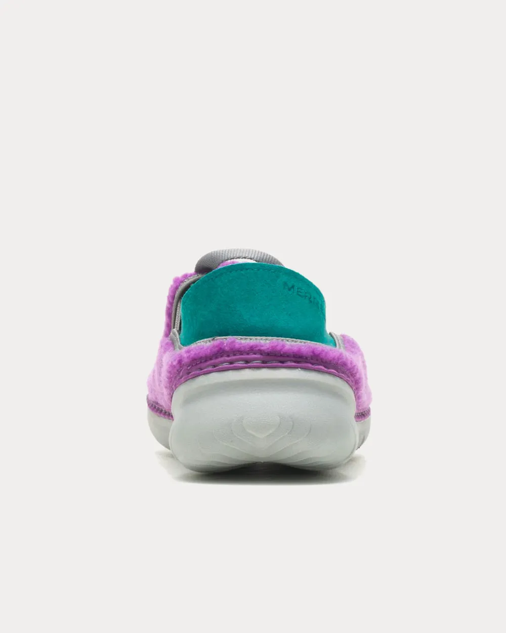 Hut Moc Fleece Plum Slip Ons