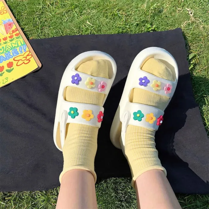 Kawaii Flower Sandals