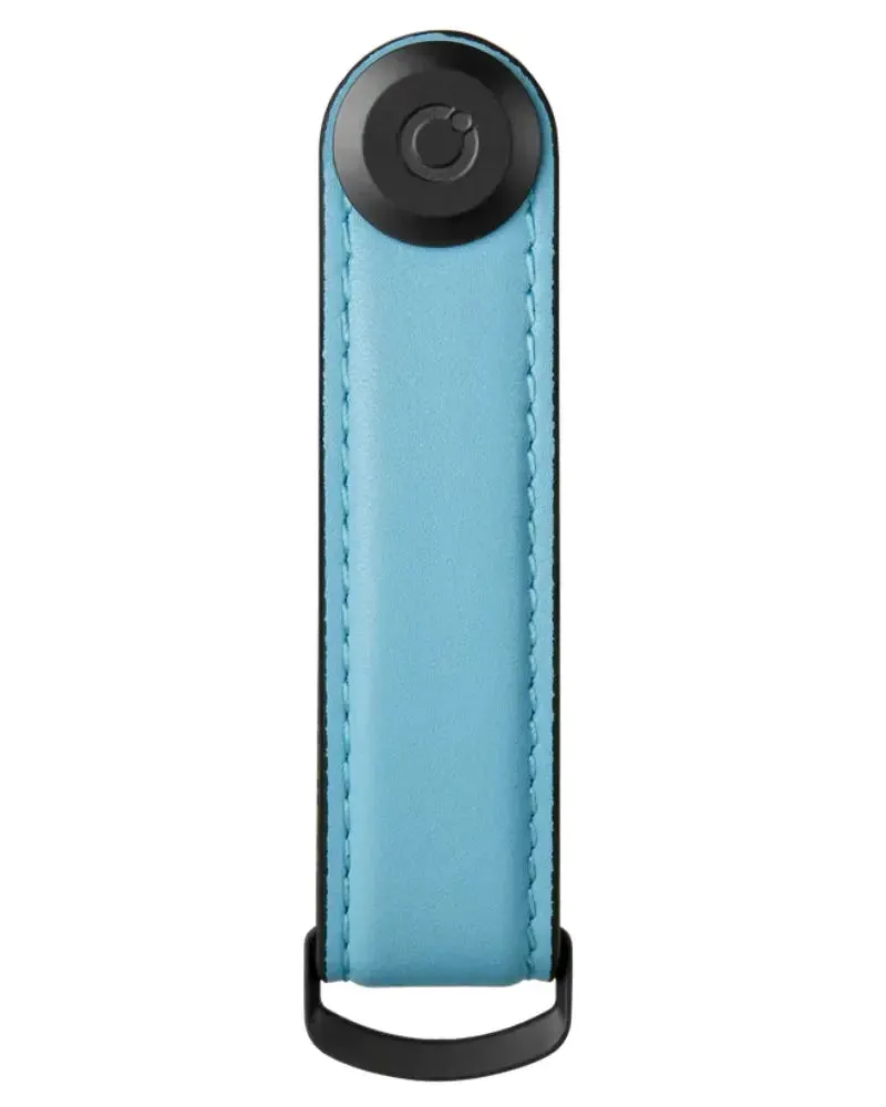 Leather Key Organiser - Sea Foam Blue
