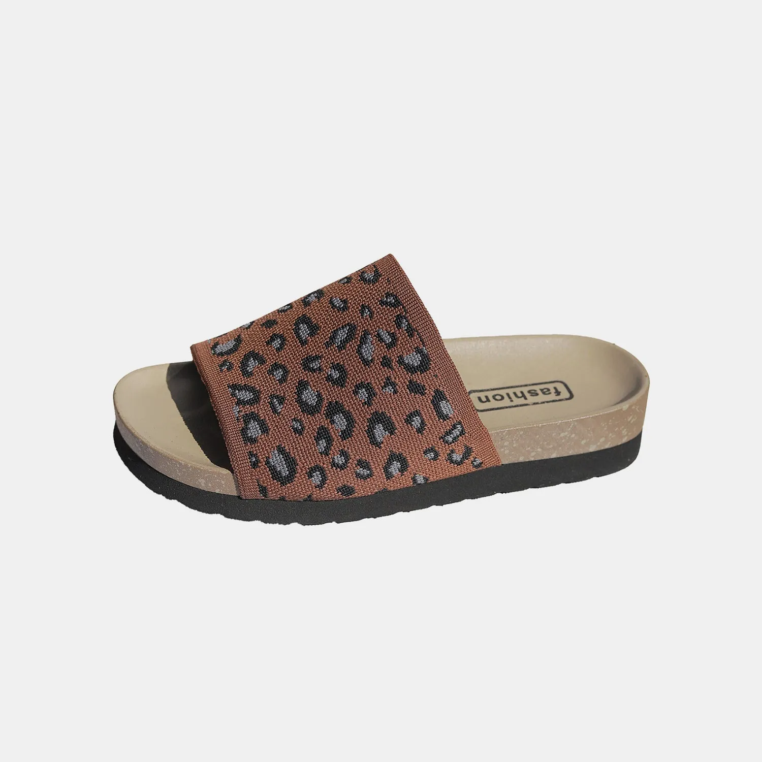 Leopard Open Toe Sandals (multiple color options)
