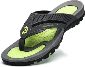 Men's Flip-Flops, Thongs Sandals Durable Comfort Slippers for Beach