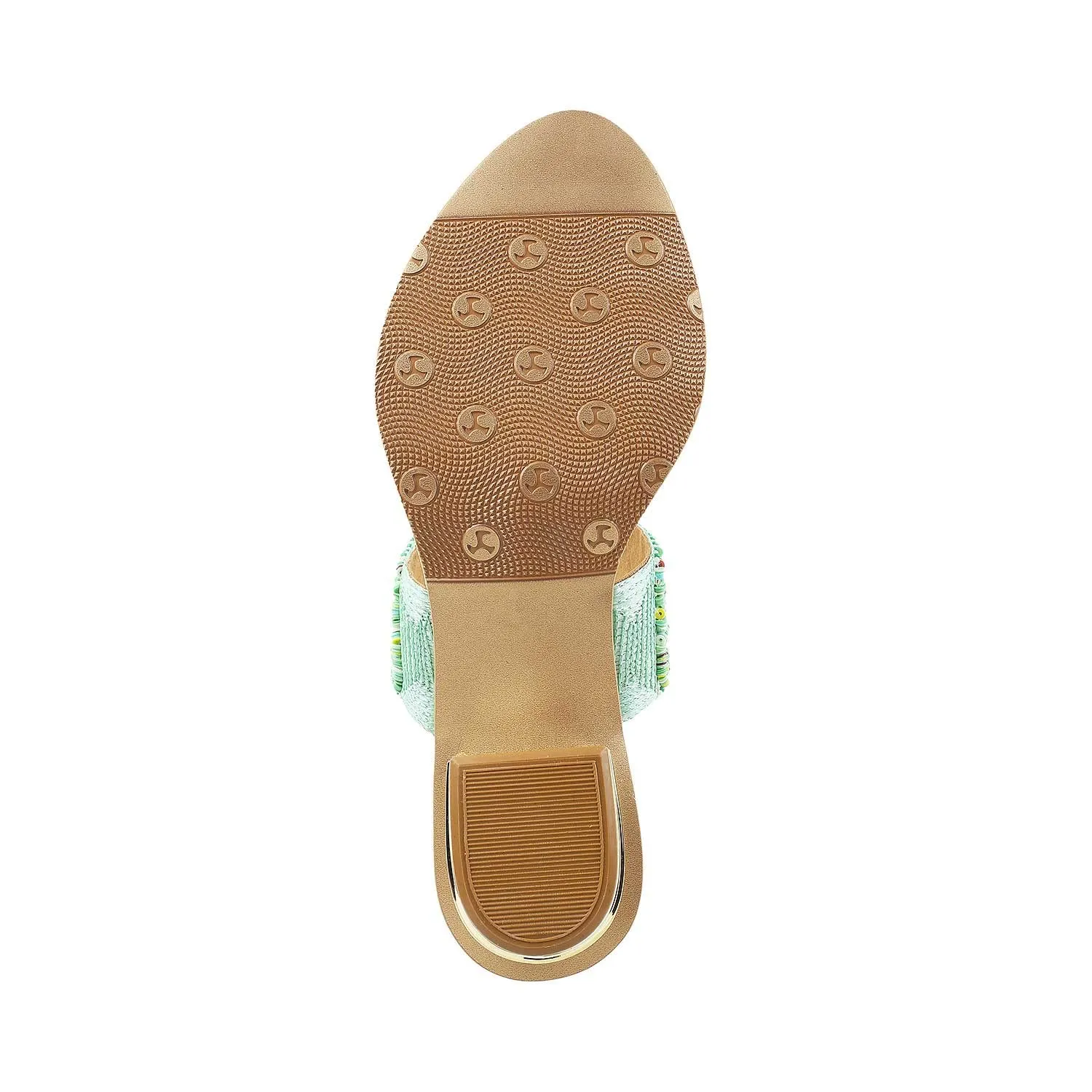 Mochi Womens Synthetic LightGreen Slip Ons
