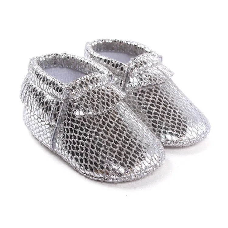 Newborn Baby First Walkers Moccasins Soft Soled Shoes