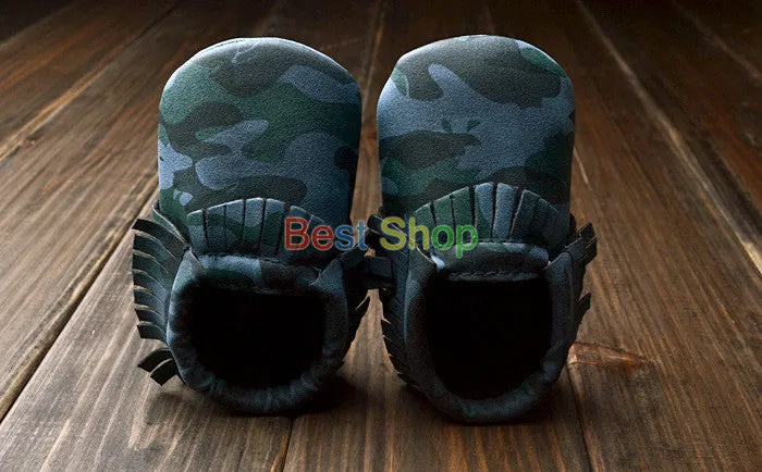 Newborn Baby First Walkers Moccasins Soft Soled Shoes