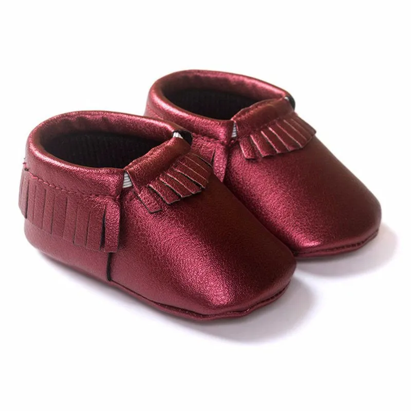 Newborn Baby First Walkers Moccasins Soft Soled Shoes