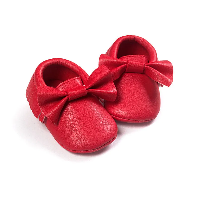 Newborn Baby First Walkers Moccasins Soft Soled Shoes
