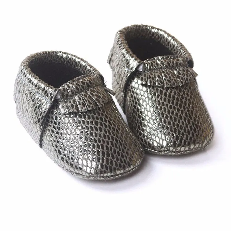 Newborn Baby First Walkers Moccasins Soft Soled Shoes