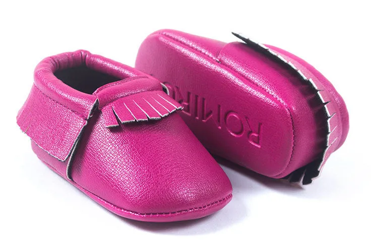 Newborn Baby First Walkers Moccasins Soft Soled Shoes