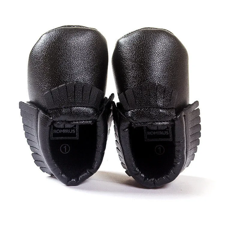 Newborn Baby First Walkers Moccasins Soft Soled Shoes