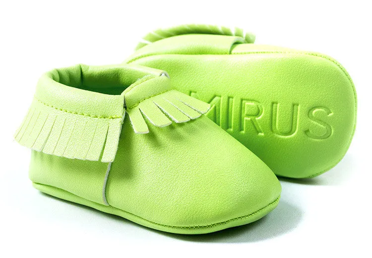 Newborn Baby First Walkers Moccasins Soft Soled Shoes