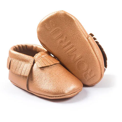 Newborn Baby First Walkers Moccasins Soft Soled Shoes