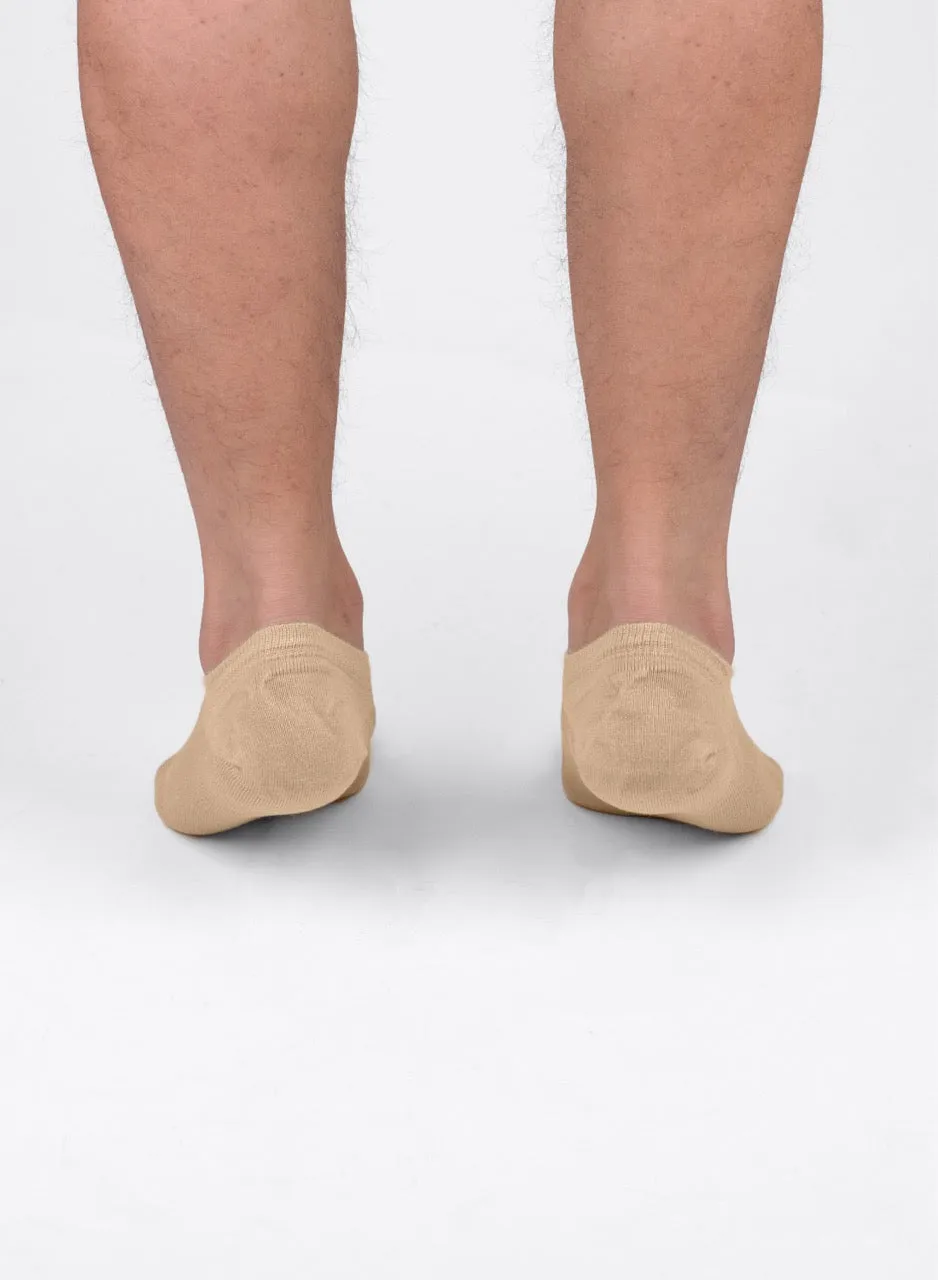Non-Slip Men's Bamboo No-Show Socks (Only Size 11-13), 6 Pairs