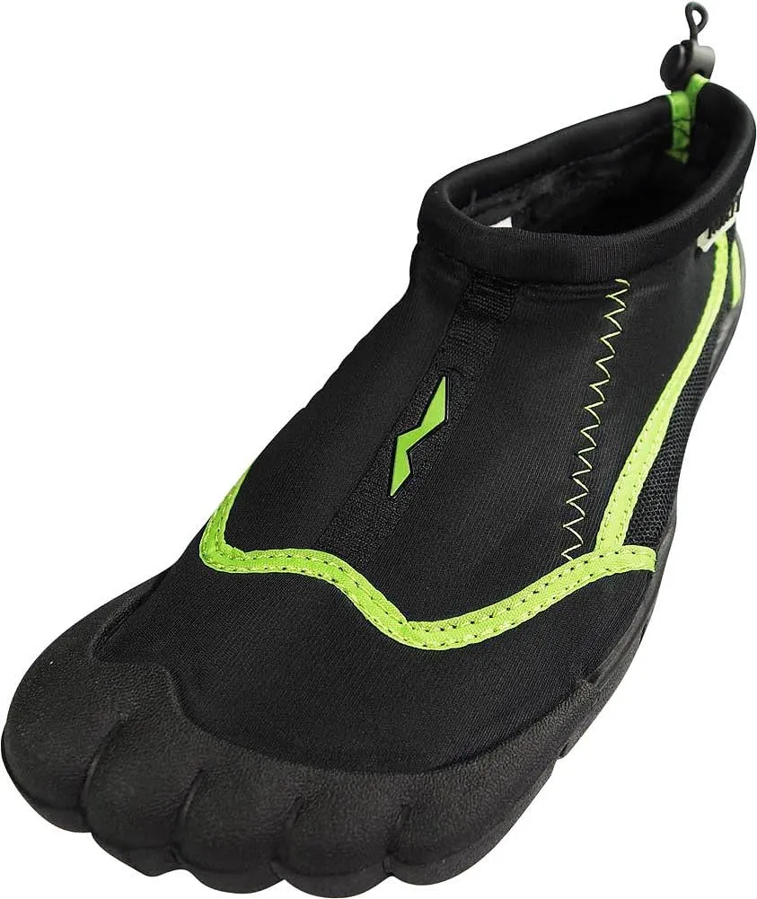 NORTY Women's Water Shoes - Aqua Swim Socks for Beach, Boat, and Pool - Skeletoe Barefoot Design - Cruise Ship Essentials - Hiking and Camping Footwear