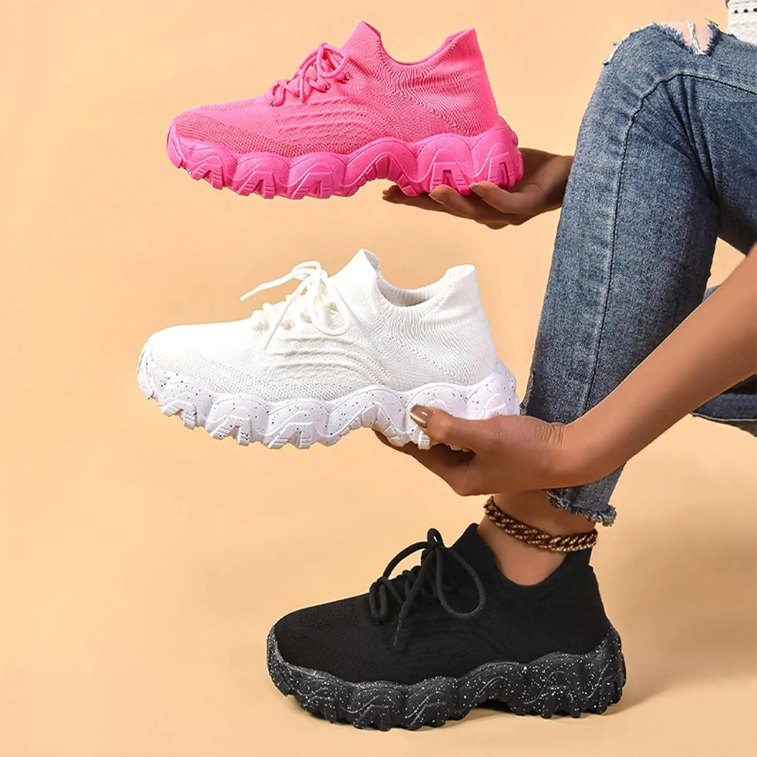 Nurse Babe Shoes,Nurse Babe Tennis Shoes Women,Mesh Breathable Lightweight Non-Slip Orthopedic Sneakers
