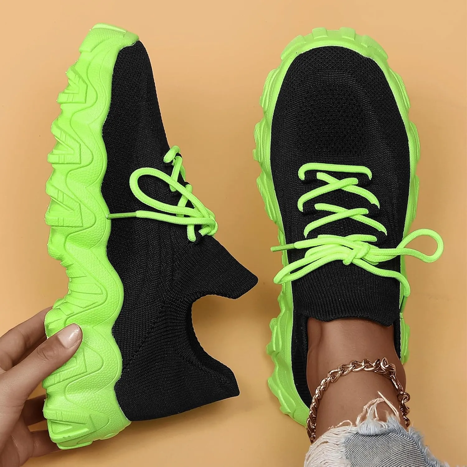 Nurse Babe Shoes,Nurse Babe Tennis Shoes Women,Mesh Breathable Lightweight Non-Slip Orthopedic Sneakers