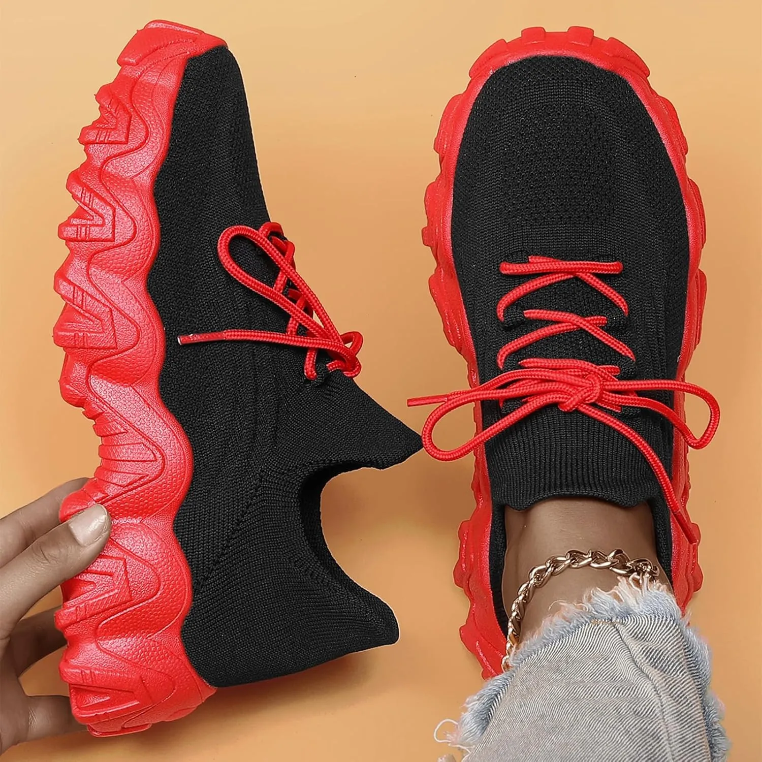 Nurse Babe Shoes,Nurse Babe Tennis Shoes Women,Mesh Breathable Lightweight Non-Slip Orthopedic Sneakers