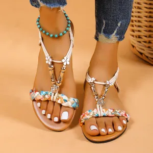 Open Toe Flats Sandals (2 color options) Open Toe Flats Sandals (2 color options)