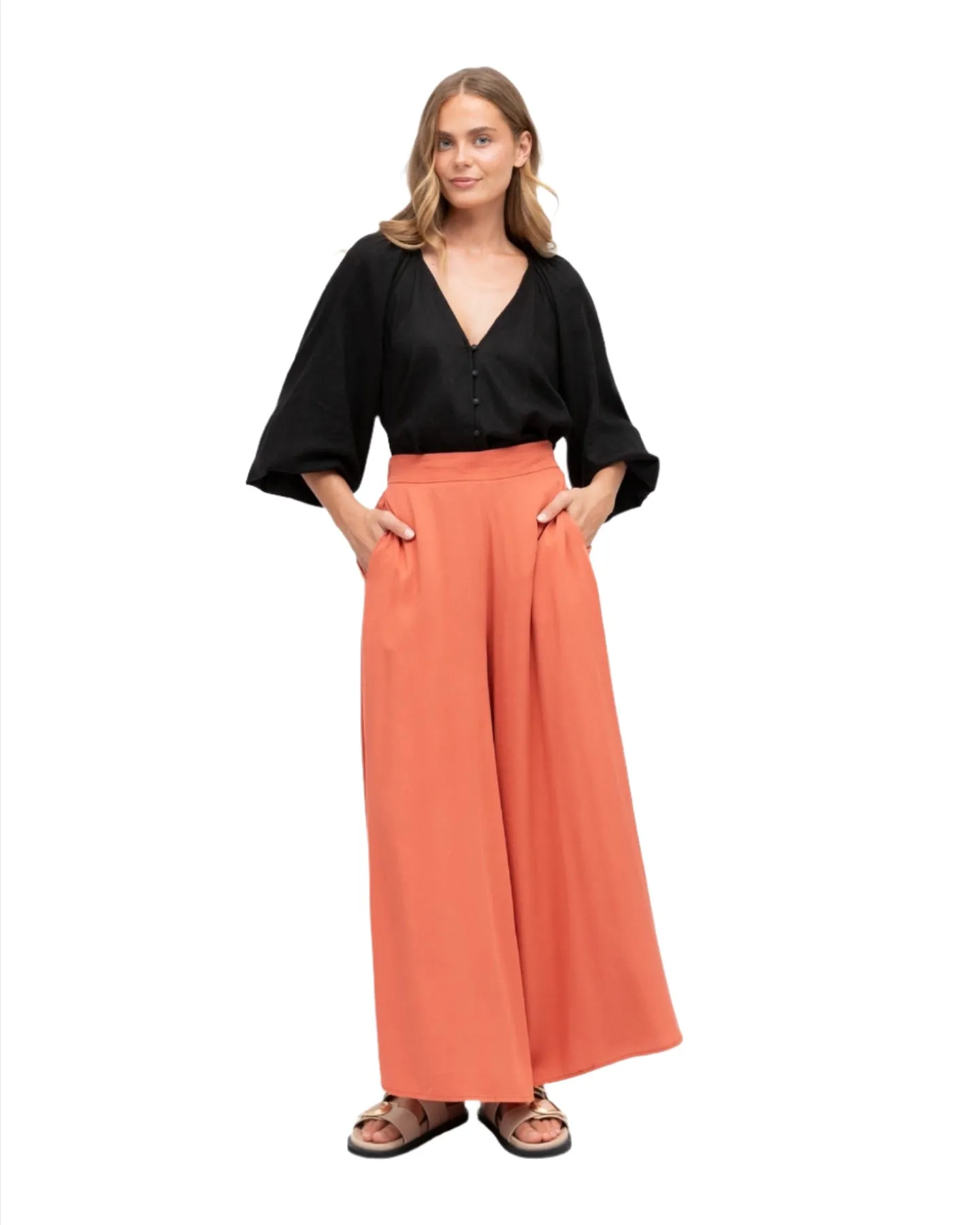 Palazzo Pant Rust