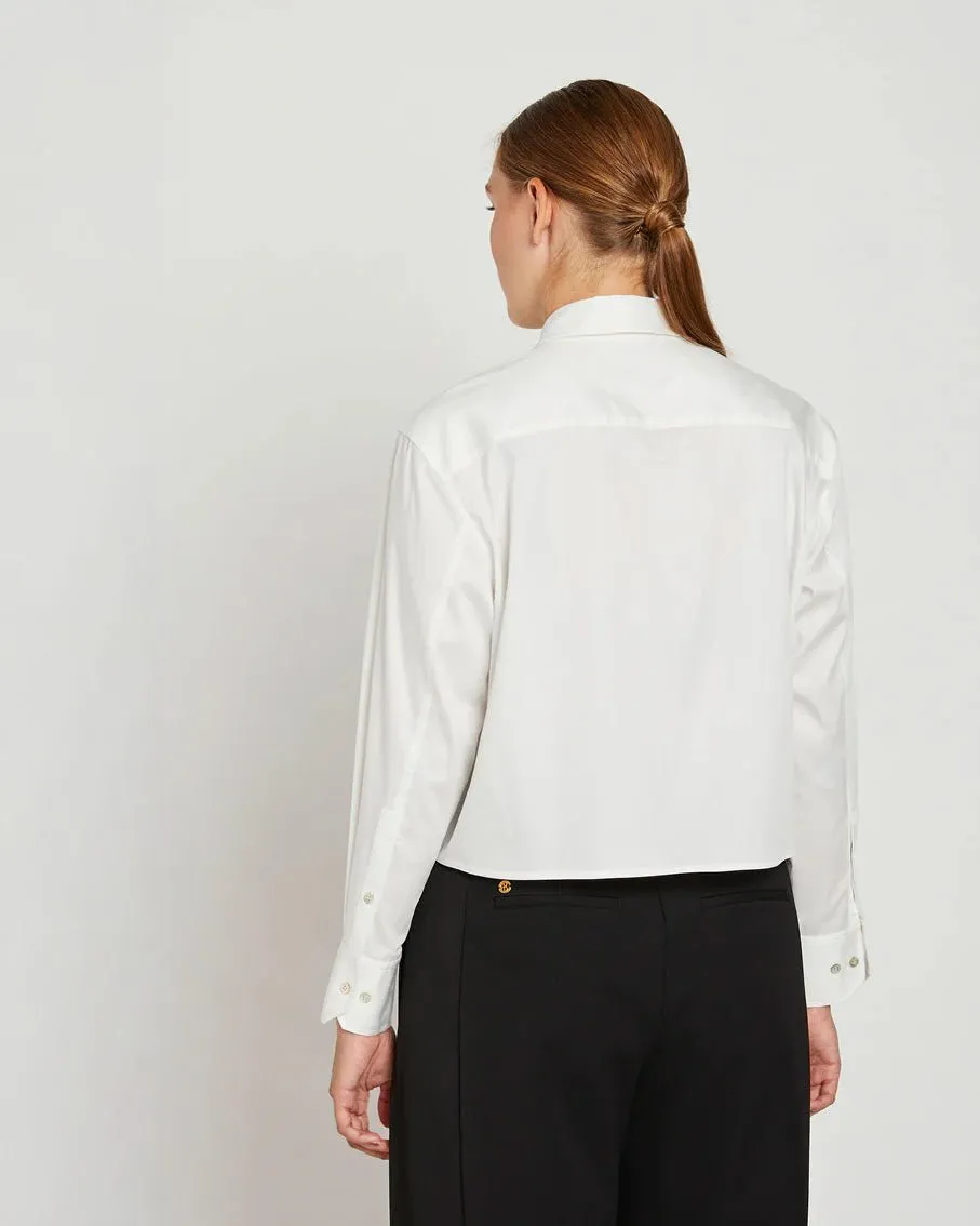 PBO | Crop Shirt | White