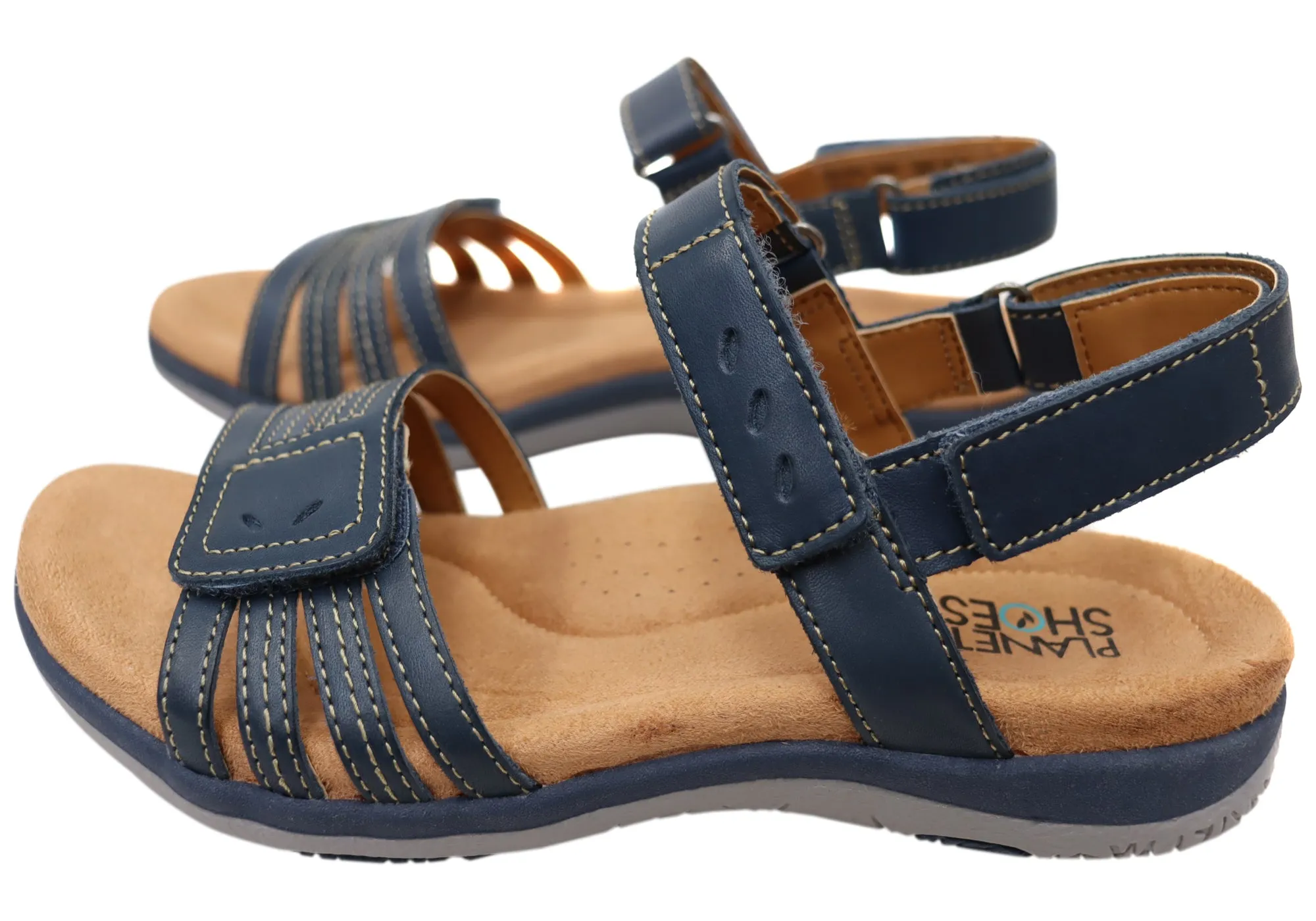 Planet Shoes Debbie Womens Leather Comfortable Sandals