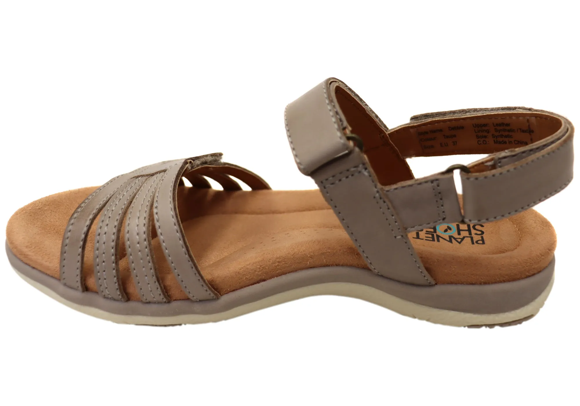 Planet Shoes Debbie Womens Leather Comfortable Sandals