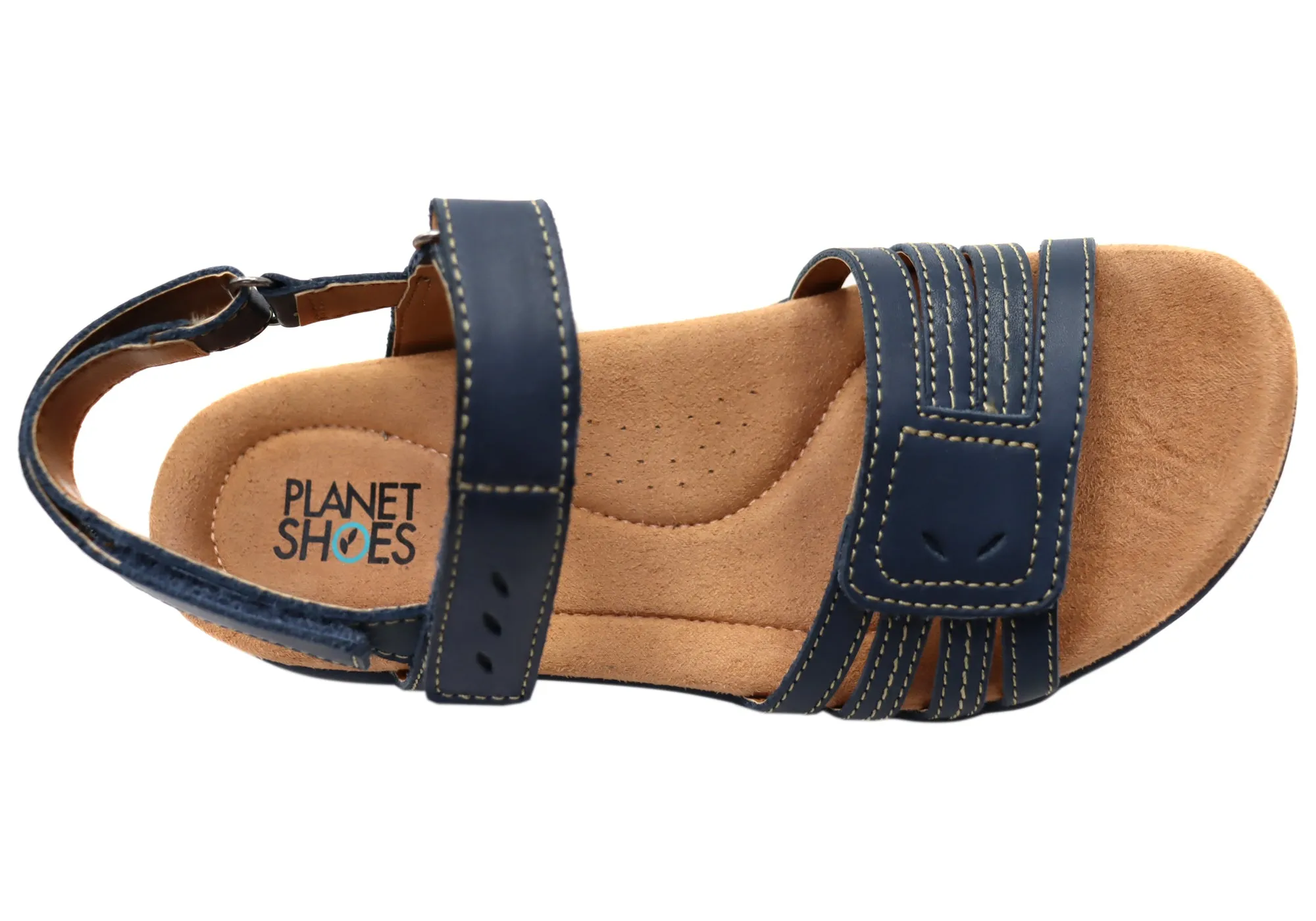 Planet Shoes Debbie Womens Leather Comfortable Sandals