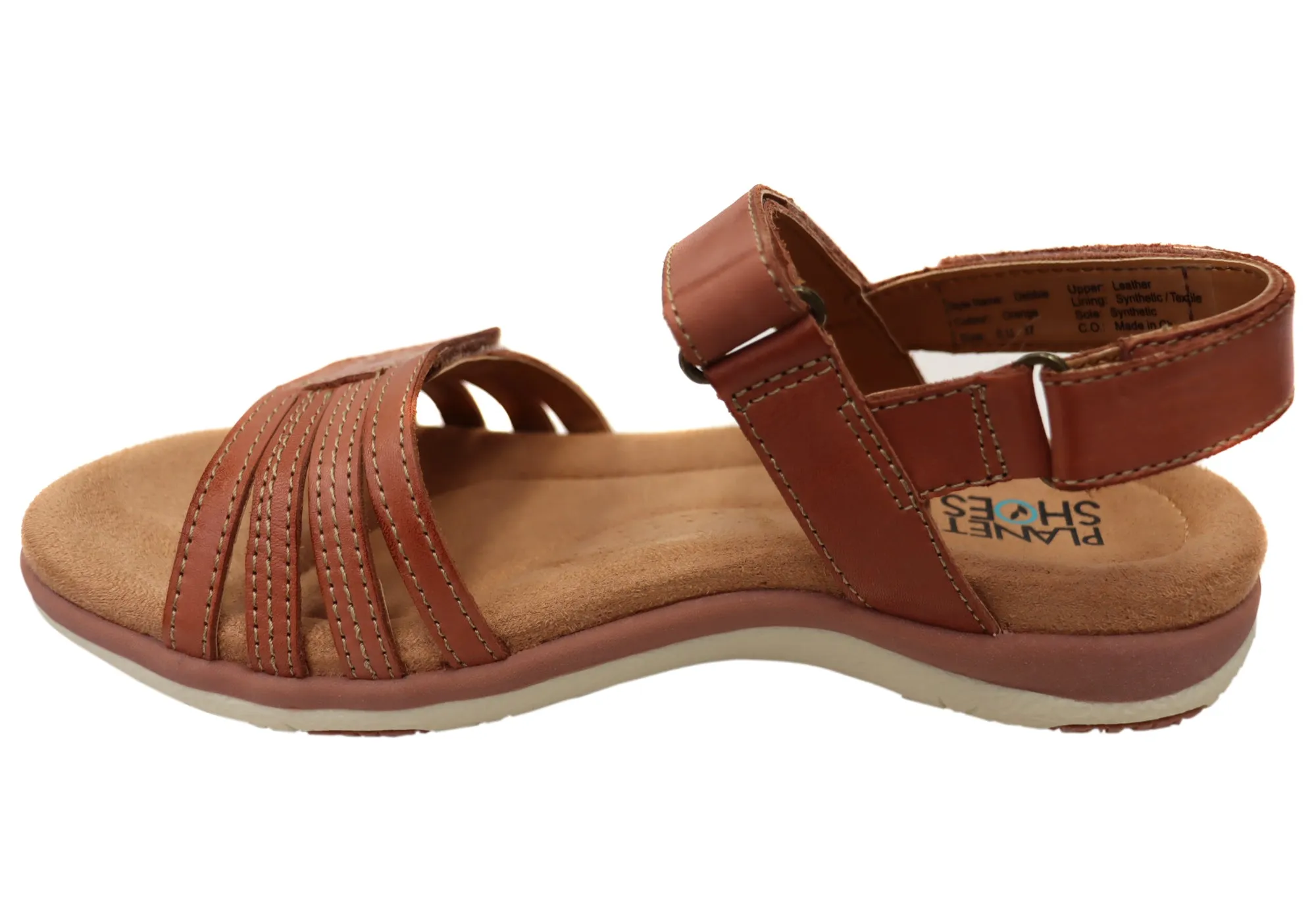 Planet Shoes Debbie Womens Leather Comfortable Sandals