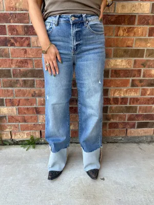 Risen High Rise Stevie Jeans | Medium Wash