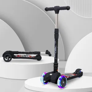 Road Runner Scooter For Kids - PU LED Wheels, 4 Level Height Adjustment, Anti Slip Deck, Safety Certified, 3-Wheel scooter, Easy use, 3-7years
