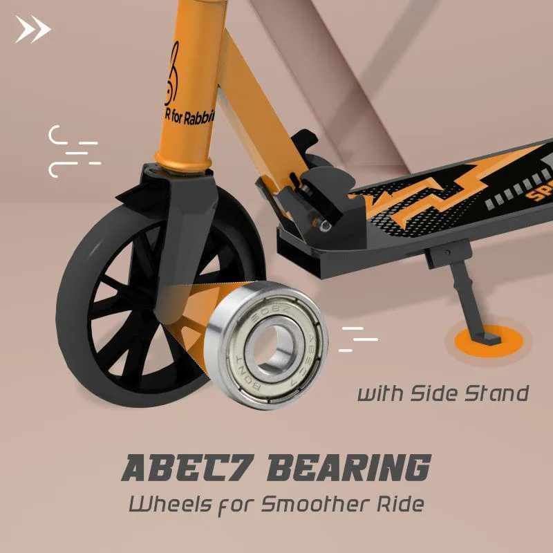 Road Runner Sportz Scooter - 3 Level Height Adjustment, Easy Fold, Wide Base & Stand