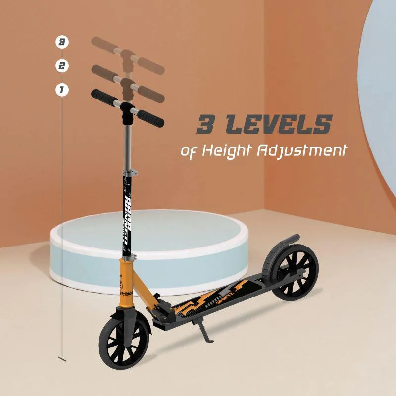 Road Runner Sportz Scooter - 3 Level Height Adjustment, Easy Fold, Wide Base & Stand
