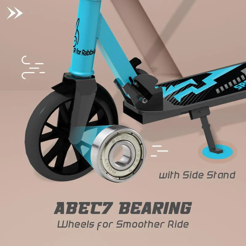Road Runner Sportz Scooter - 3 Level Height Adjustment, Easy Fold, Wide Base & Stand