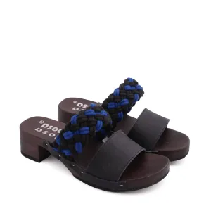 ROCCO BRAID SANDALS   BlackNavy