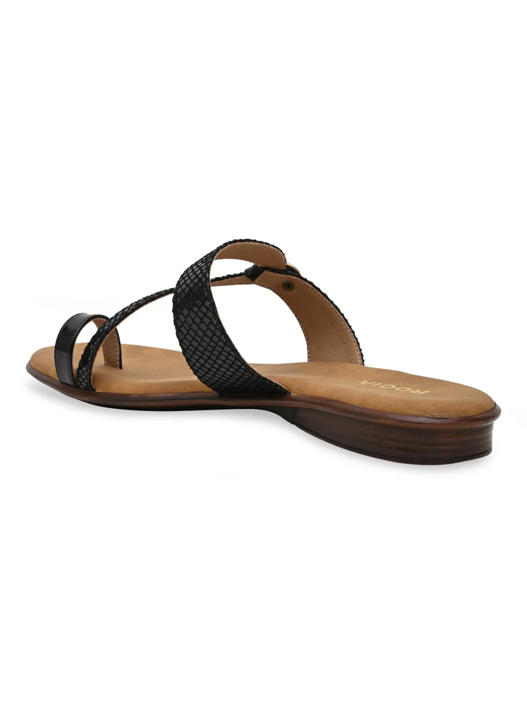 Rocia By Regal Black Women Flats