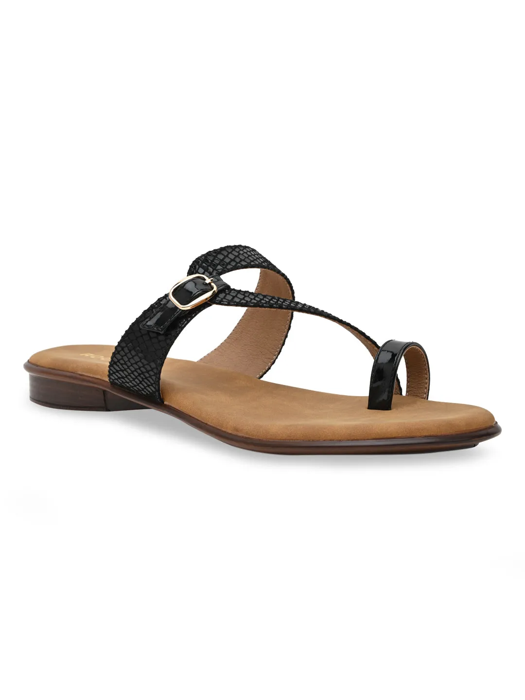 Rocia By Regal Black Women Flats