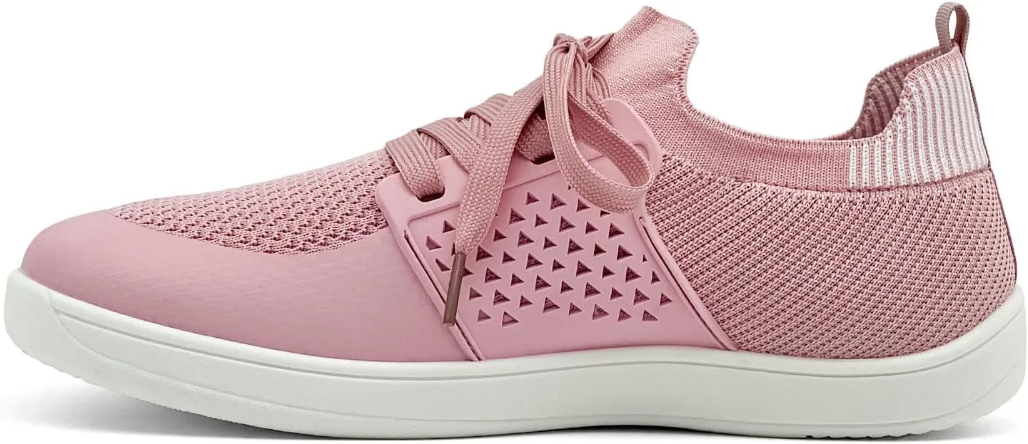 rosyclo Barefoot Shoes for Women and Men, Wide Toe Walking Shoes Minimalist Zero Drop Breathable Width Casual Fashion Sneakers Tennis Footwear, Purple