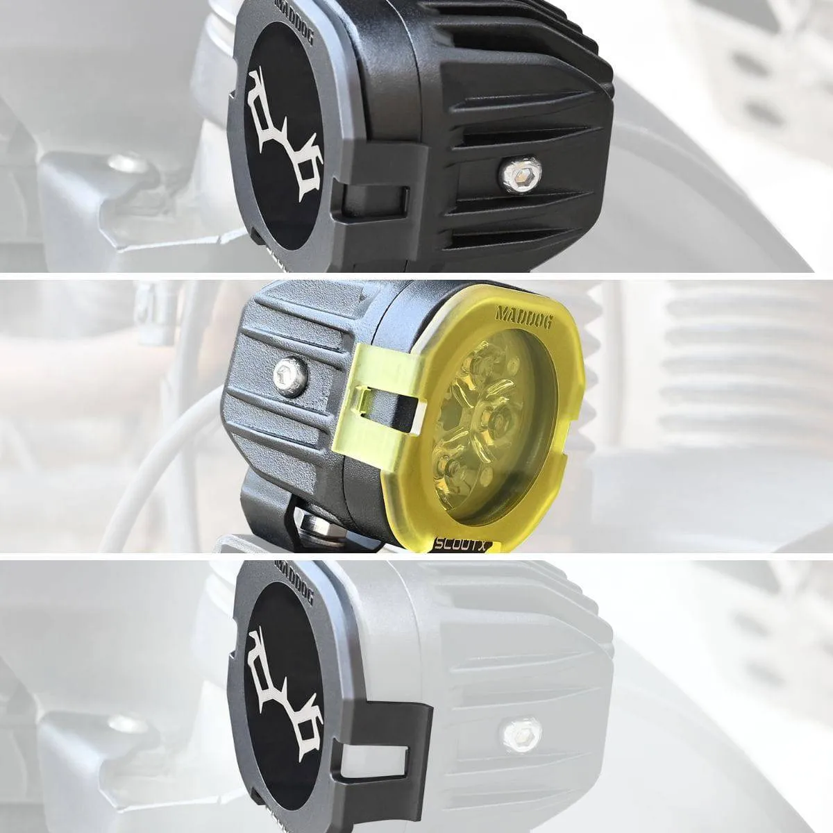 Scout / Scout - X Auxiliary Light Filters for Motorcycles - Version 2