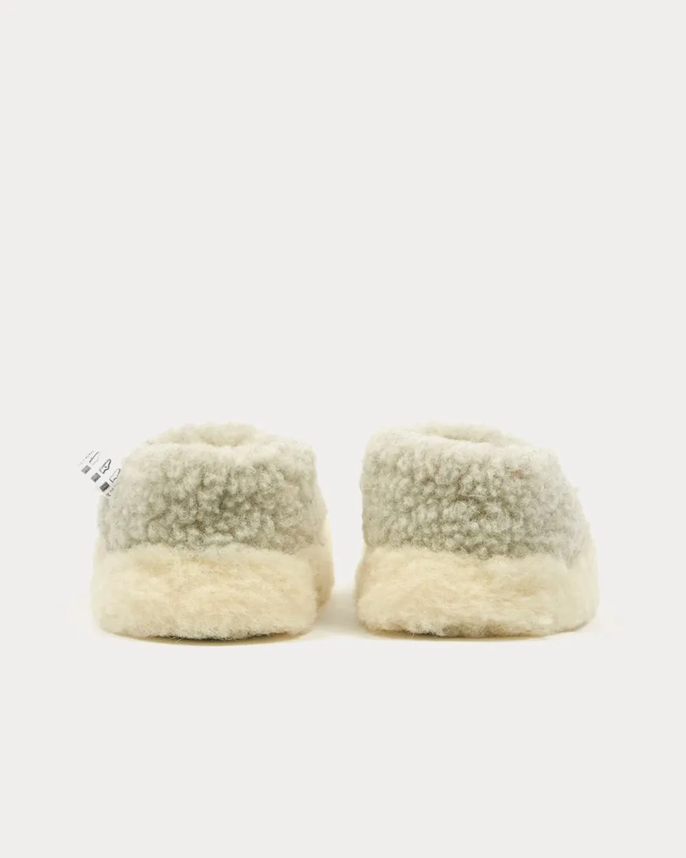 Siberian Wool Light Grey Slip Ons