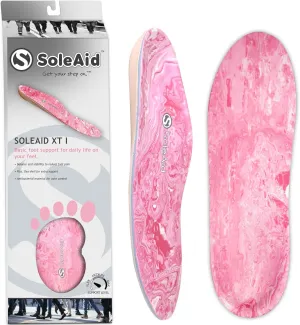 SoleAid XTI Insoles - 3-Layer Performance Insole, Semi-Rigid Arch Support - Light Weight, Shock Absorbing, Anti-Fatigue Foot Orthotic for Plantar Fasciitis (Men's 7-7.5 / Women's 9-9.5)
