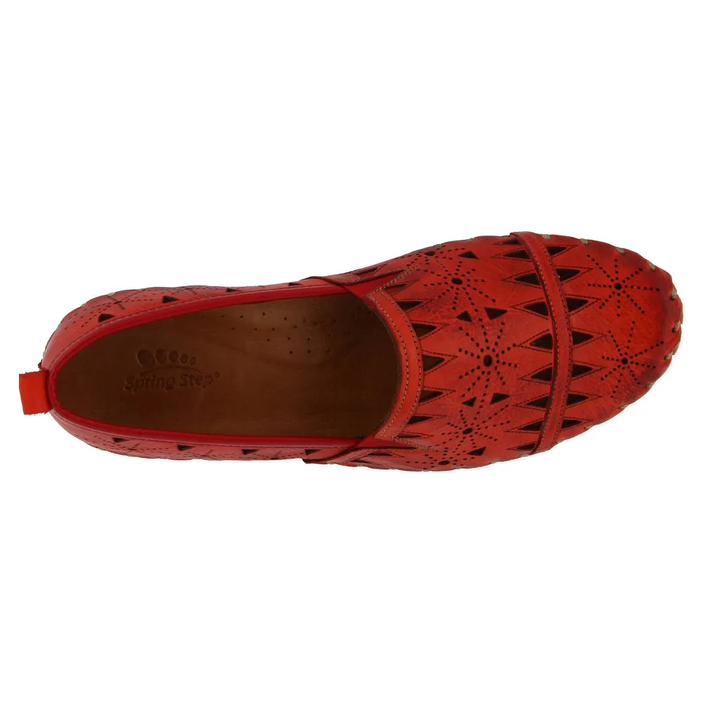 Spring Step Fusaro Slip-On Red (Women's)