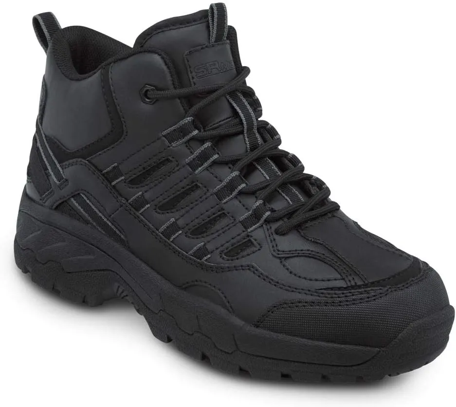 SR Max Carbondale, Men's, Black, Hi Top Athletic Style Soft Toe Slip Resistant Work Shoe