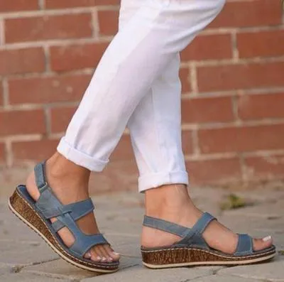 Summer 2020 College Style Low Heel Sandals
