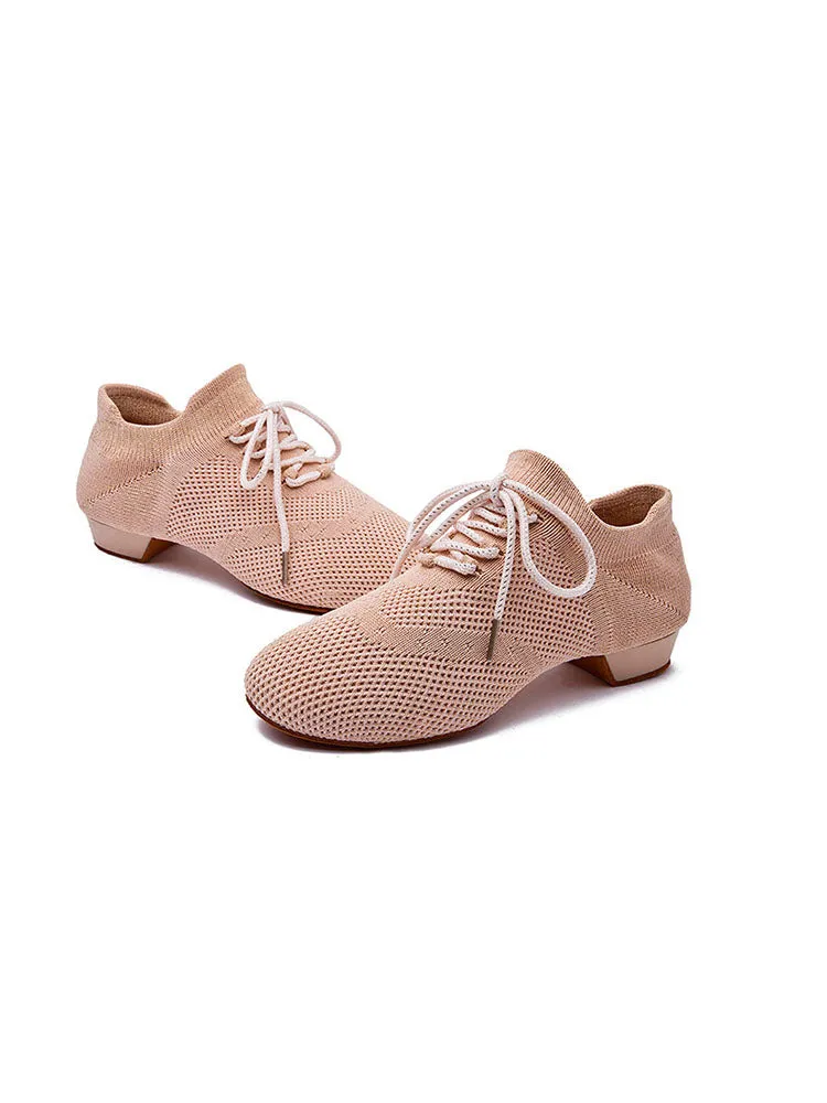 Summer Mid-heel Latin Soft-soled Training Dance Shoes