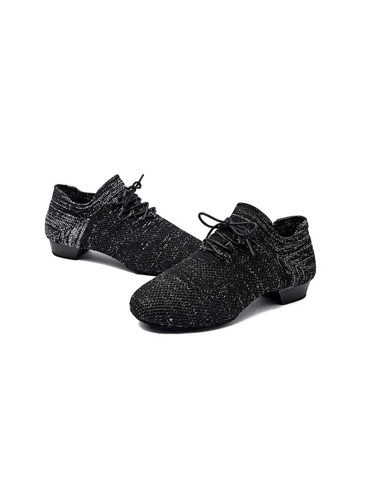 Summer Mid-heel Latin Soft-soled Training Dance Shoes